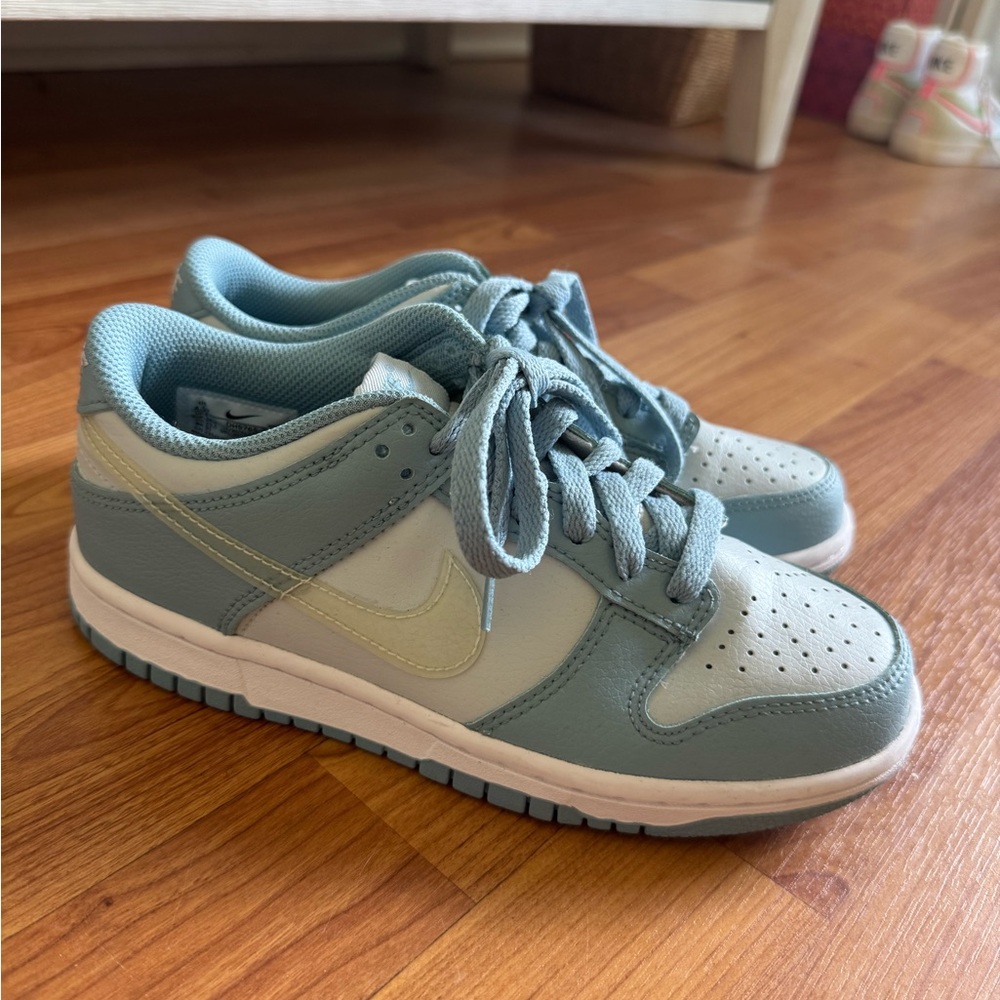 Nike Dunk Low Clear Blue Swoosh